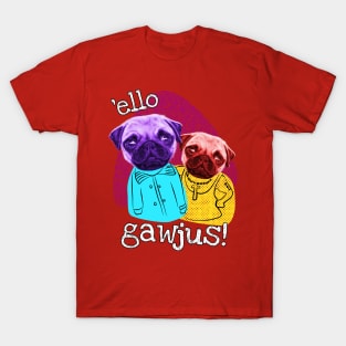 Funny Pug Brothers Hello Gorgeous T-Shirt